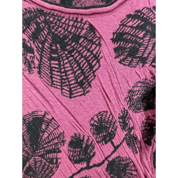 NIC+ZOE Pink and Black Long Sleeve Top - Picture 5 of 7